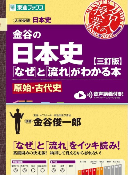 金谷の日本史「なぜ」と「流れ」がわかる本の表紙